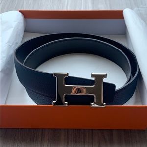 AUTH Hermès Women’s Belt (2020) - Blue 40 inches